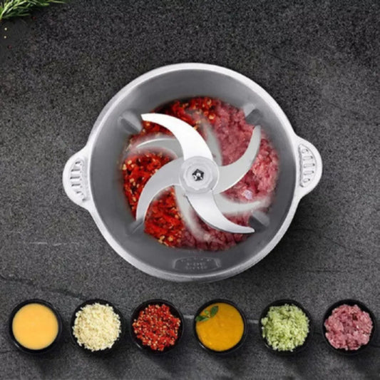 Multiprocessador E Triturador/Picador De Alimentos Elétrico 3 Litros Inox Moedor de Alimentos Cort