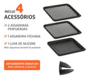 Air Fryer Forno 12L Afon-12l-gi 2000w Digital Mondial - Preto/Inox