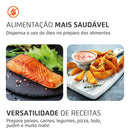 Air Fryer Forno 12L Afon-12l-gi 2000w Digital Mondial - Preto/Inox
